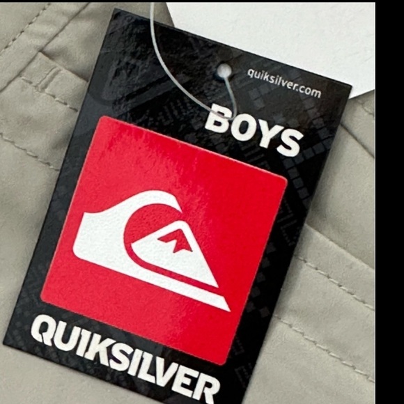 Quiksilver Tan/Green Cargo Shorts Knee Length Snap Close Cargo Pocket Waist 24 - Picture 11 of 14